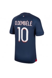 Paris Saint-Germain Ousmane Dembele #10 Jalkapallovaatteet Kotipaita 2023-24 Lyhythihainen